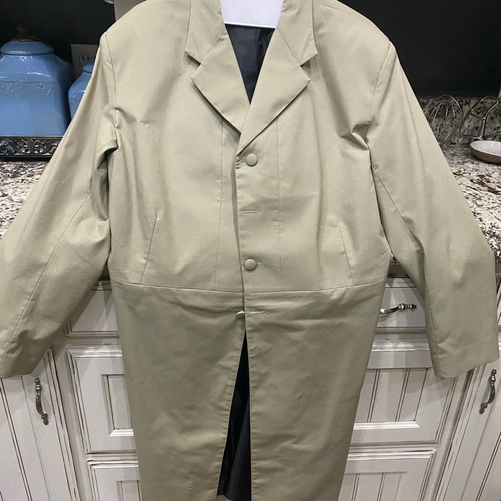 Men's Classic Beige Trench Coat